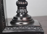 কালো ধাতুপট্টাবৃত রজন সজ্জা কারুশিল্প, স্টাডি কক্ষ গ্লোব বই ধারক