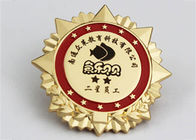 ব্যাজ টাইপ কাস্টম engraved পদক সামরিক সেবা জন্য দস্তা / টিন খাদ উপাদান