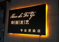 ওয়াল - মাউন্ট লাইট মেটাল কাটন সামগ্রী সঙ্গে LED হালকা বক্স সাইন ইন